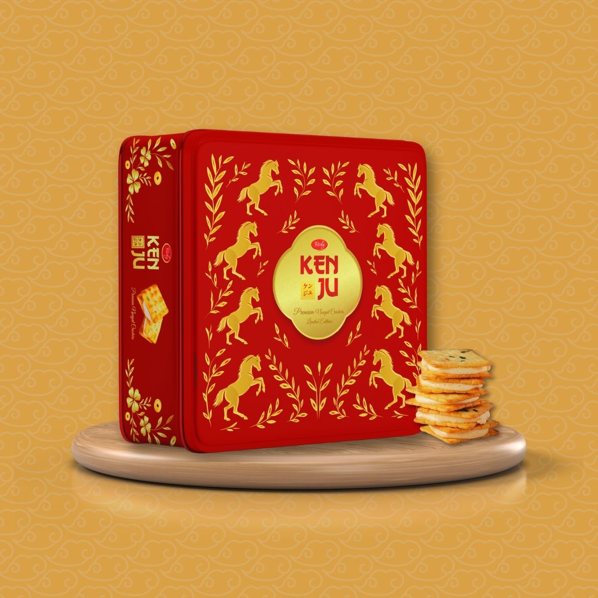 Richy Kenju Nougat Crackers: 14P