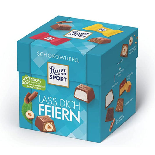 Ritter Sport Chocolate Cube Celebrate Well 176g/ Product of Germany