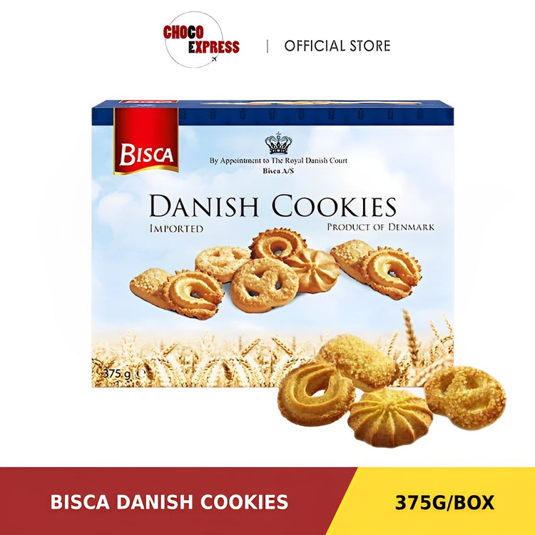 Bisca Danish Cookies Butter Cookies 375g/ Product of Denmark