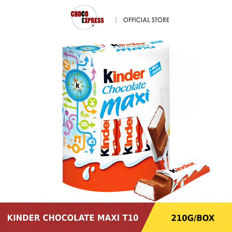 CHOCO Kinder Chocolate Maxi T10 210g/ Product of Germany