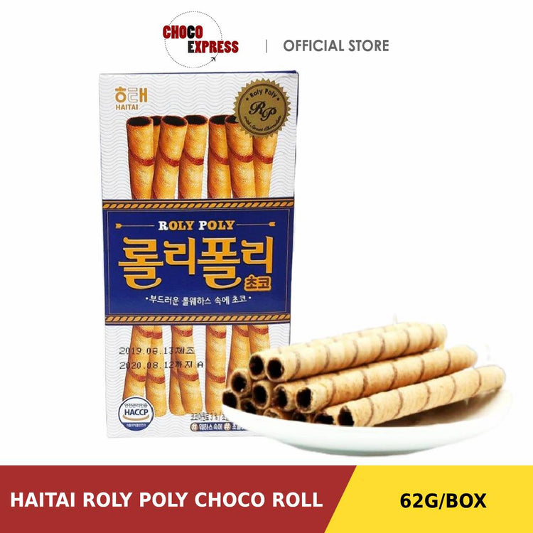 CHOCO Haitai Roly Poly Choco Roll/ Product of Korea