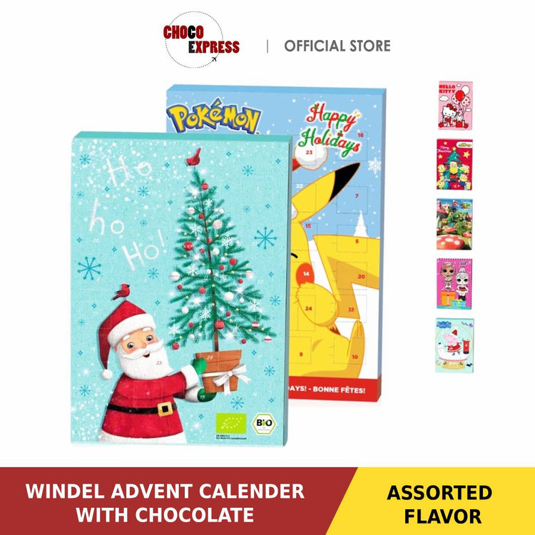 Windel Advent Calendar with Chocolate | Calender 75g/ Product of Eupro