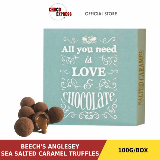 Beech's Anglesey Sea Salt Caramel Truffles 100g (Product of UK)