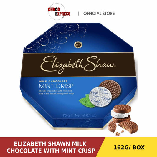 Elizabeth Shaw Milk Chocolate with Mint Crisp 192g/ Product of UK