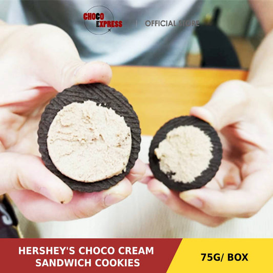 Hershey Chocolate Cream Sandwich Cookies 75g/ Product of Korea