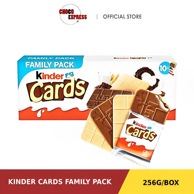 Kinder Cards Chocolate Family Pack/ Product of Germany