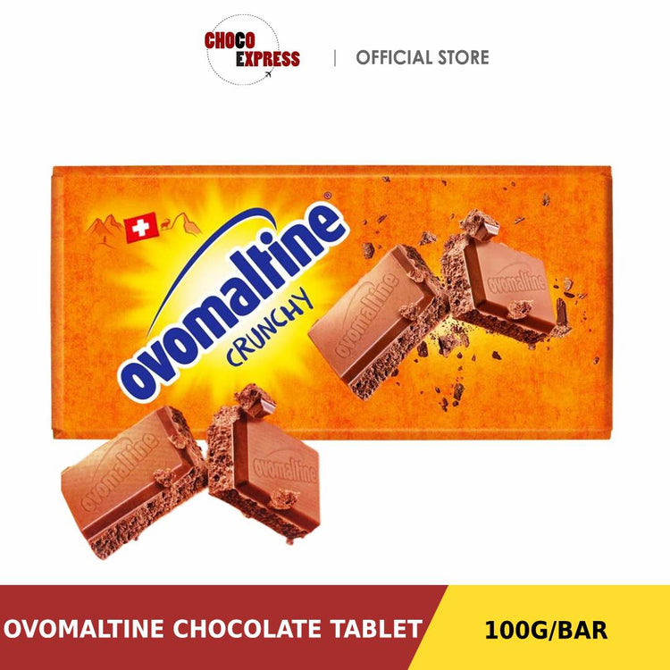 Ovomaltine Chocolate Tablet 100g/ Product of Switzerland