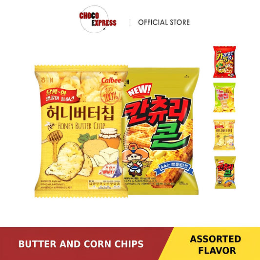 Haitai Honey Butter Chips Corn Snack/ Product of Korea