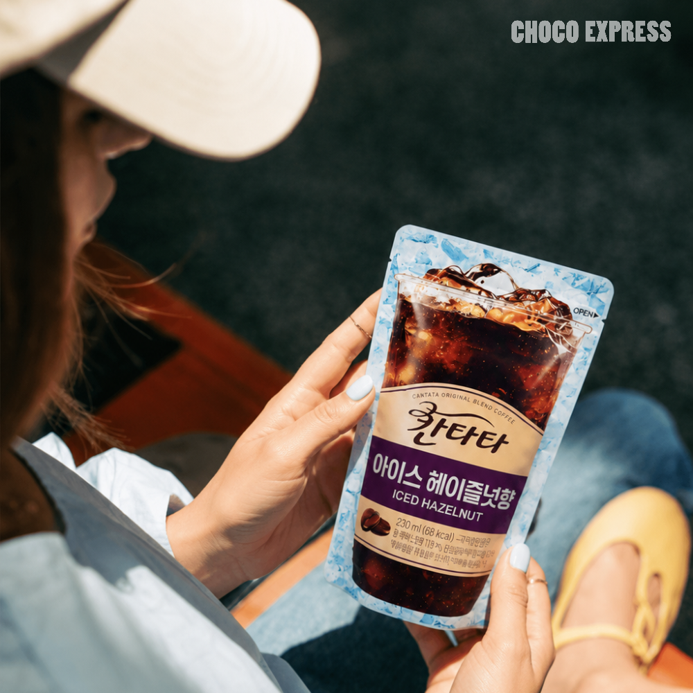 LOTTE Cantata Coffee Series | Iced Hazelnut Coffee | 230ml