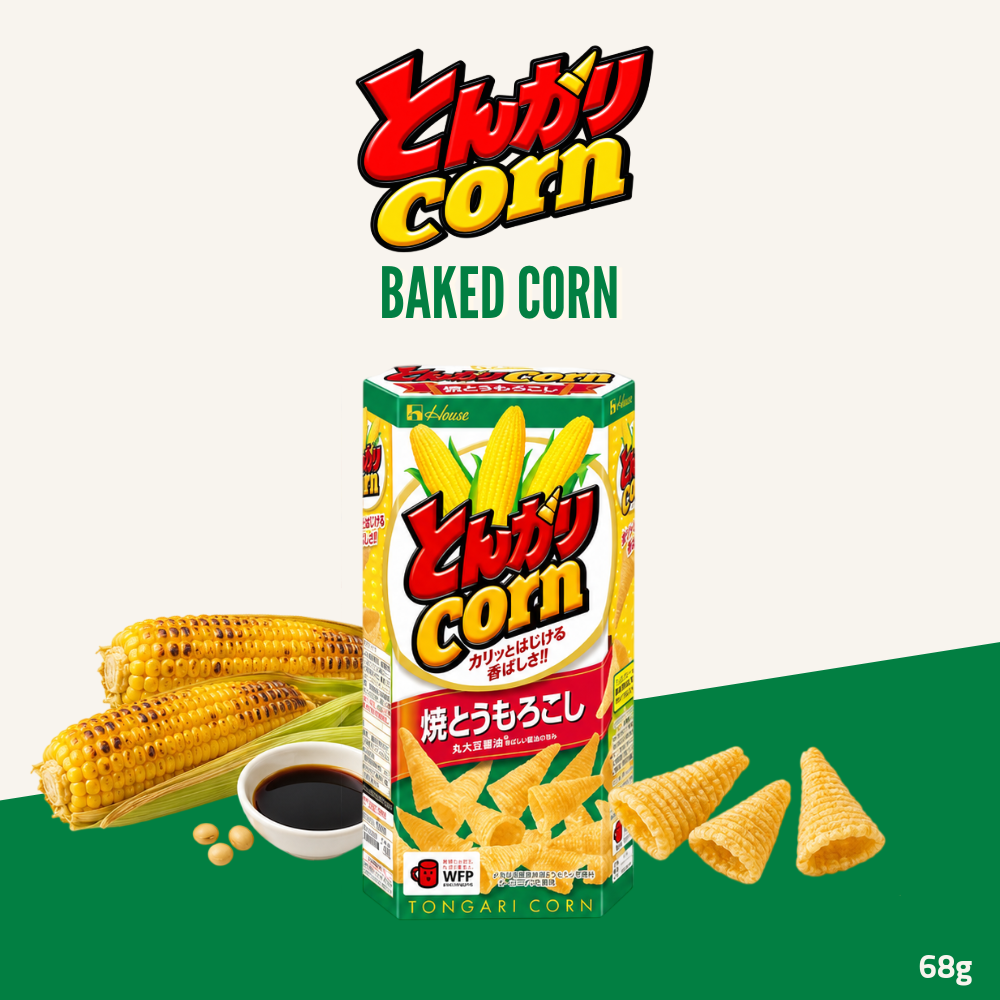 House Tongari Corn Snack | Baked Roasted Corn | 68g