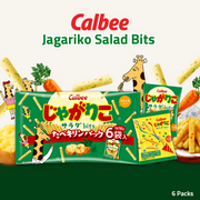 Calbee Jagariko Salad Bits | Crispy Potato Sticks | 6 Packs