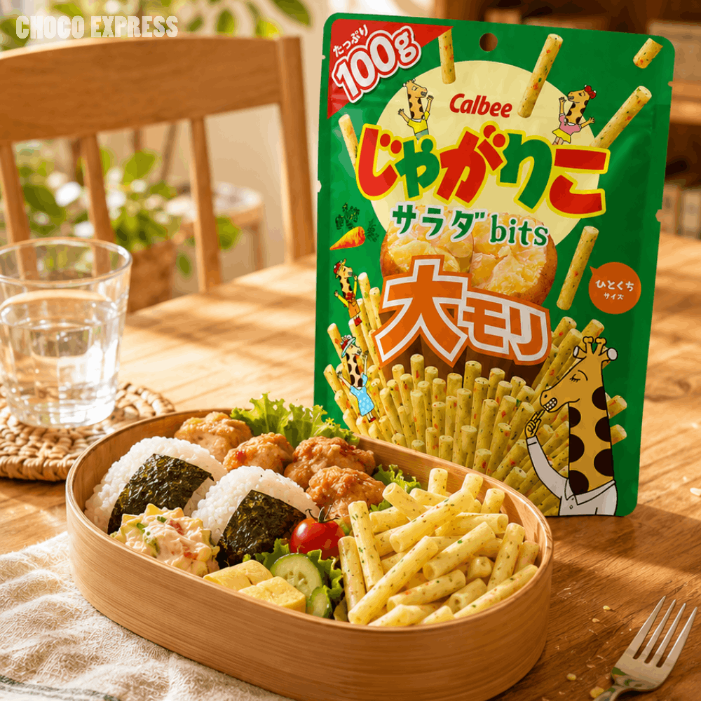 Calbee Jagariko Salad Bits | Crispy Potato Sticks | 100g