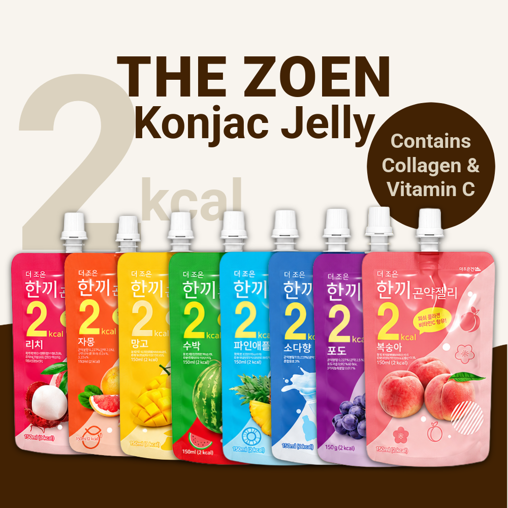 The Zoen Konjac Jelly | Zero Sugar | Vitamin C & Collagen | 150g