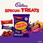 Cadbury Special Treats | Assorted Chocolate Bars | Crunchie, Cherry Ripe, Boost & Turkish Delight | 12 Pcs