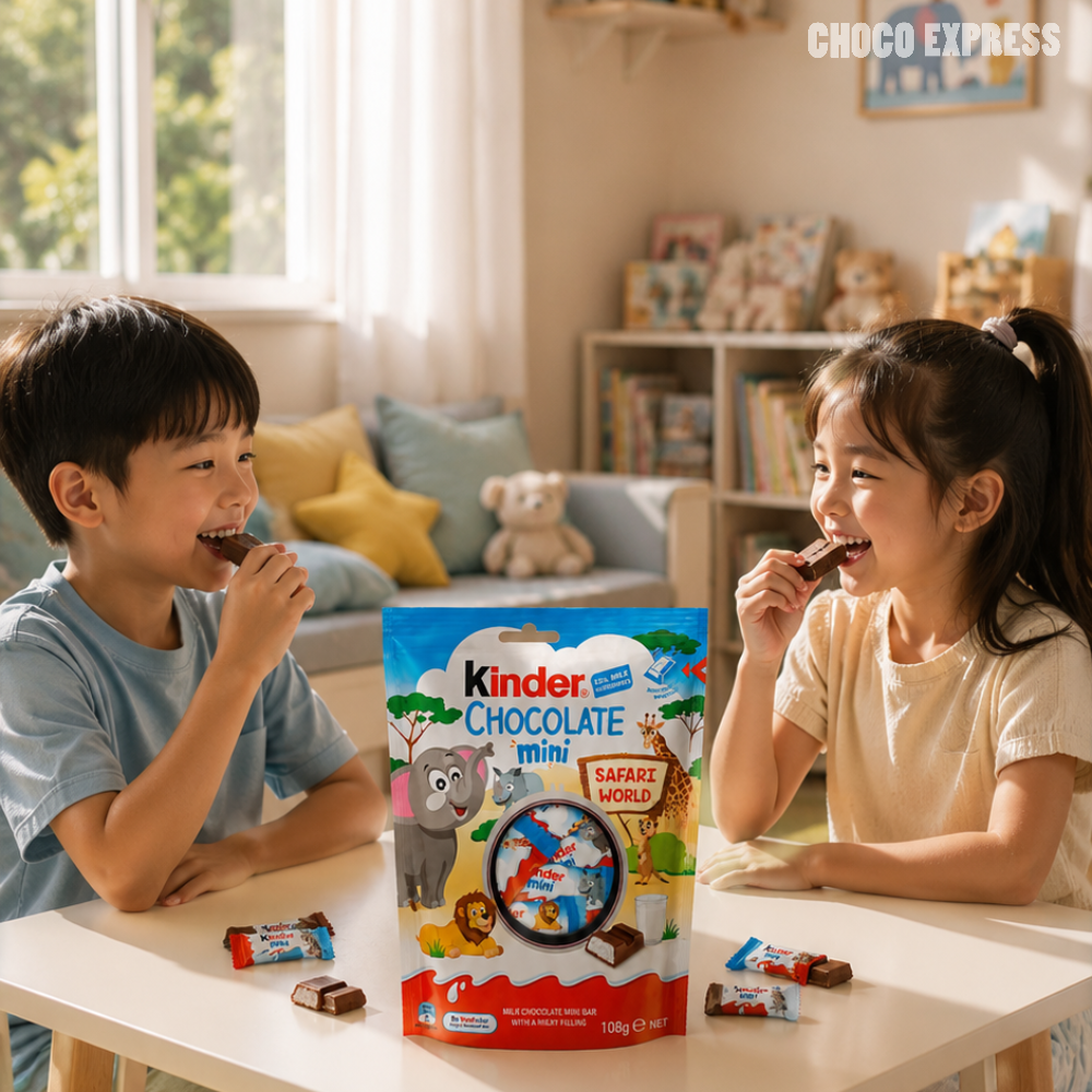 Kinder Chocolate Mini | Milk Chocolate Mini Bars | 120g