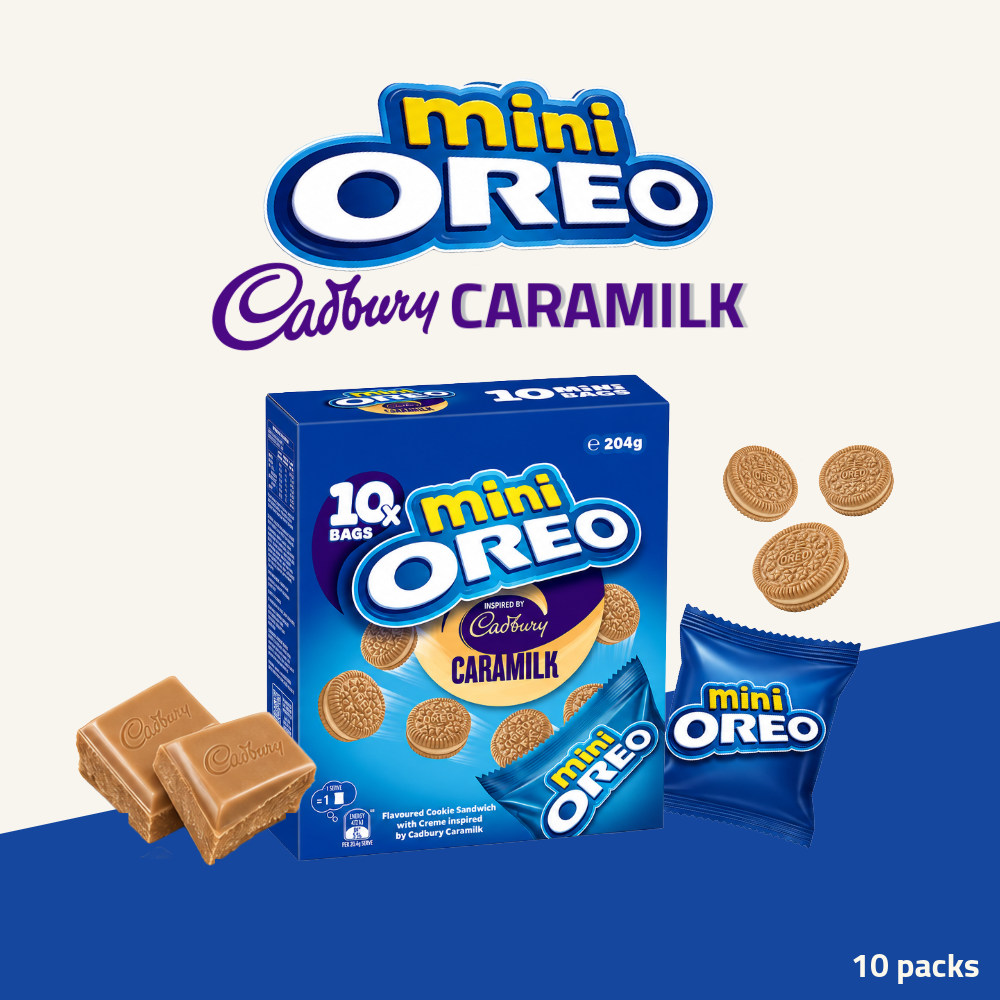 Oreo Mini Cookies 204g - Cadbury Caramilk