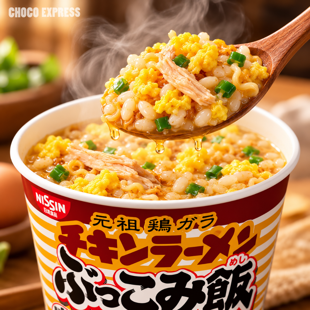 [Pre-Order] Nissin Chicken Ramen Bukkomi Meshi | Chicken Ramen Flavoured Rice | 64g