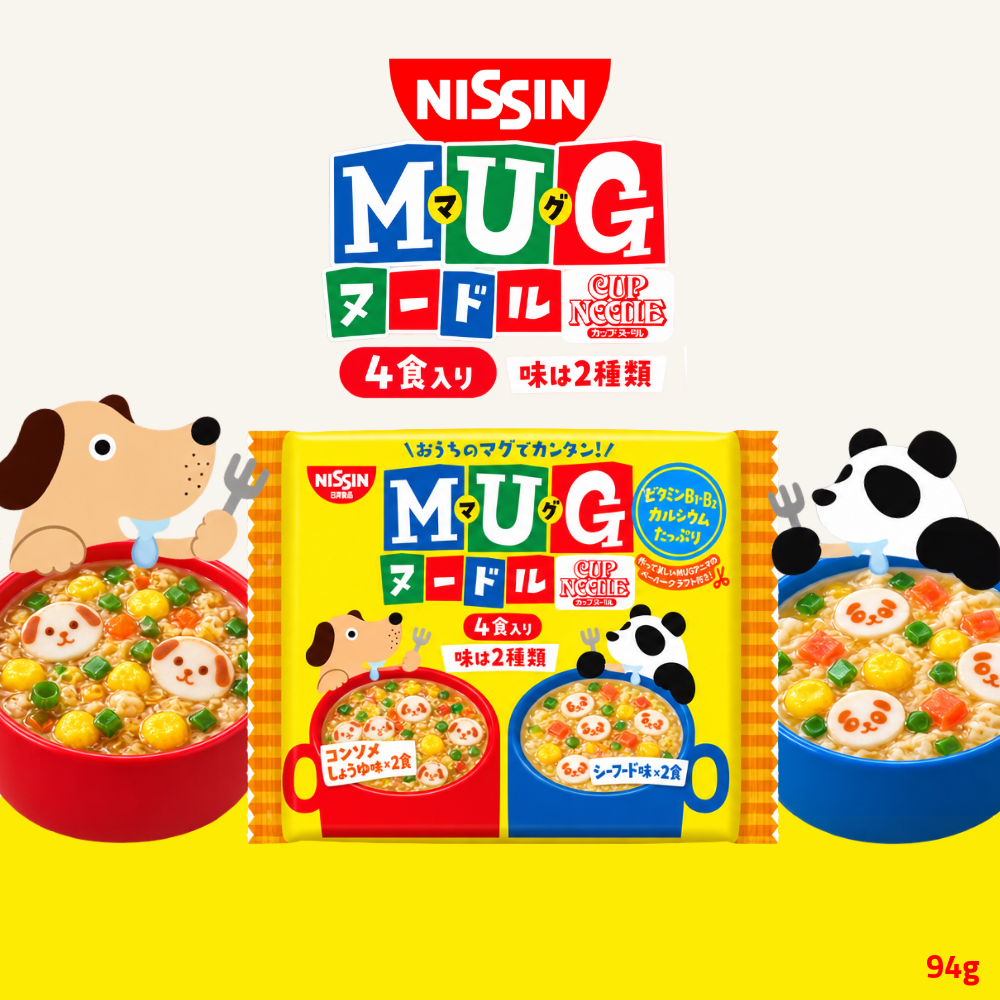 [Pre-Order] Nissin Mug Noodle | Instant Noodles | 94g