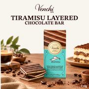 [Pre-Order] Venchi Tiramisu Chocolate Bar | Tiramisu-Inspired Chocolate | 110g