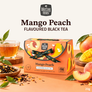 [Pre-Order] McCoy Teas Handbag Tea Collection | Mango Peach Flavoured Black Tea | 10 Pyramid Tea Bags