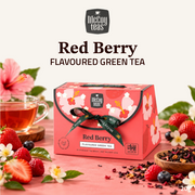 [Pre-Order] McCoy Teas Handbag Tea Collection | Red Berry Flavoured Green Tea | 10 Pyramid Tea Bags