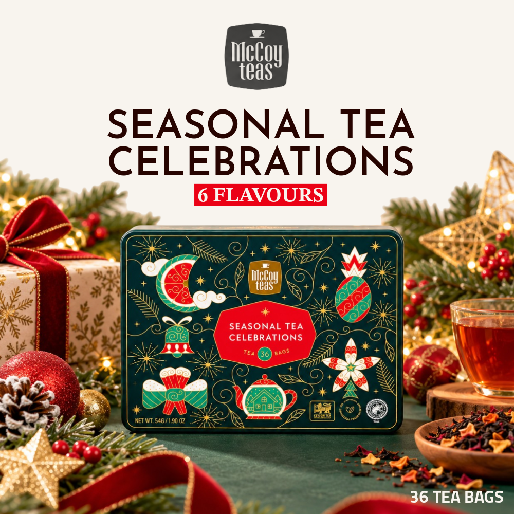 [Pre-Order] McCoy Teas Seasonal Tea Celebrations | Christmas Tea Collection | 6 Flavours | 36 Tea Bags