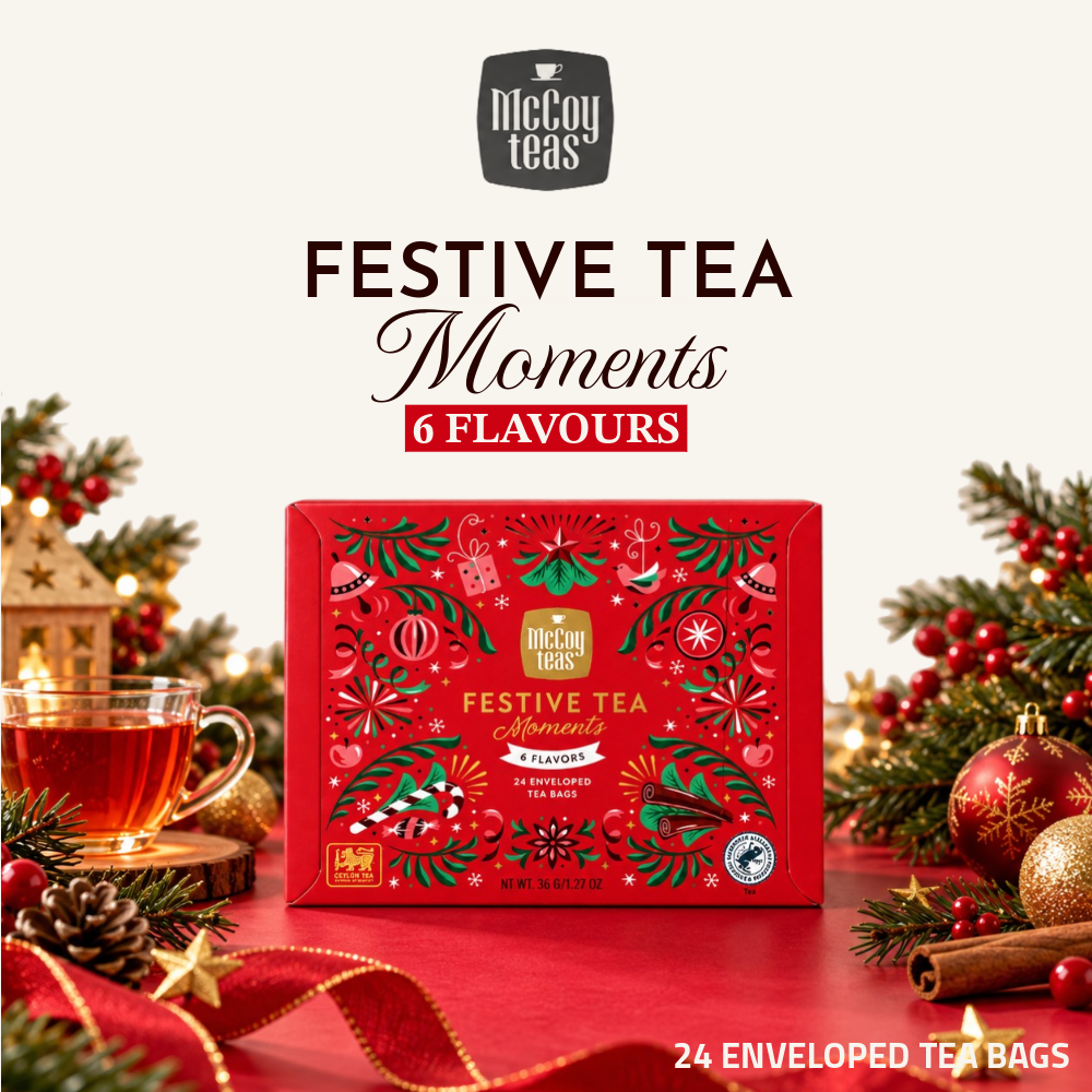 [Pre-Order] McCoy Teas Festive Tea Moments | Christmas Tea Collection | 6 Flavours | 24 Enveloped Tea Bags