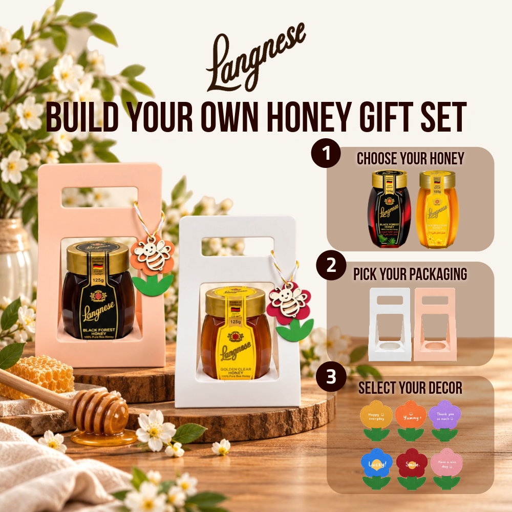 Langnese Build Your Own Honey Gift Set | Customisable Honey Gift Set | 125g
