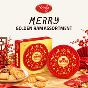 [Pre-Order] Richy Merry Golden Ram Assortment | Assorted Biscuits & Cookies | 334g