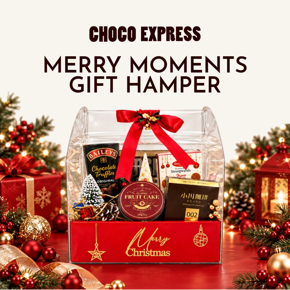 [Pre-Order] Choco Express Merry Moments Gift Hamper | Christmas Tea, Coffee, Chocolates & Festive Treats