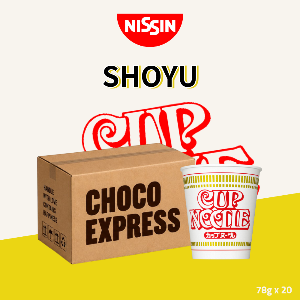 Nissin Cup Noodle Collection | Shoyu | 78g x 20 Cups