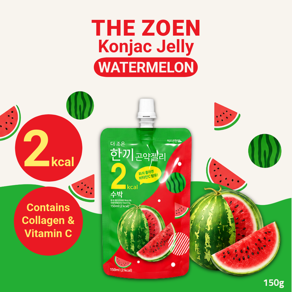 The Zoen Konjac Jelly | Zero Sugar | Vitamin C & Collagen | 150g