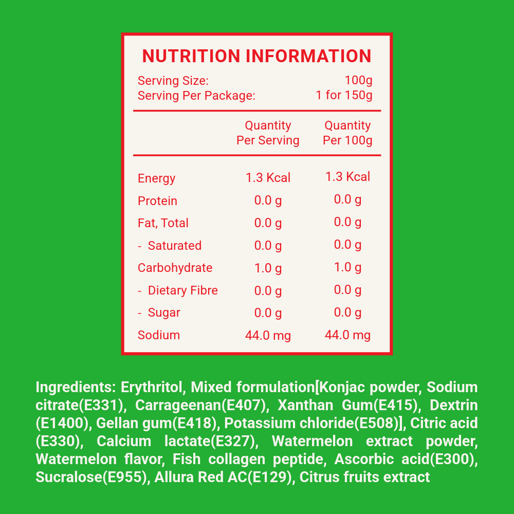 The Zoen Konjac Jelly | Zero Sugar | Vitamin C & Collagen | 150g