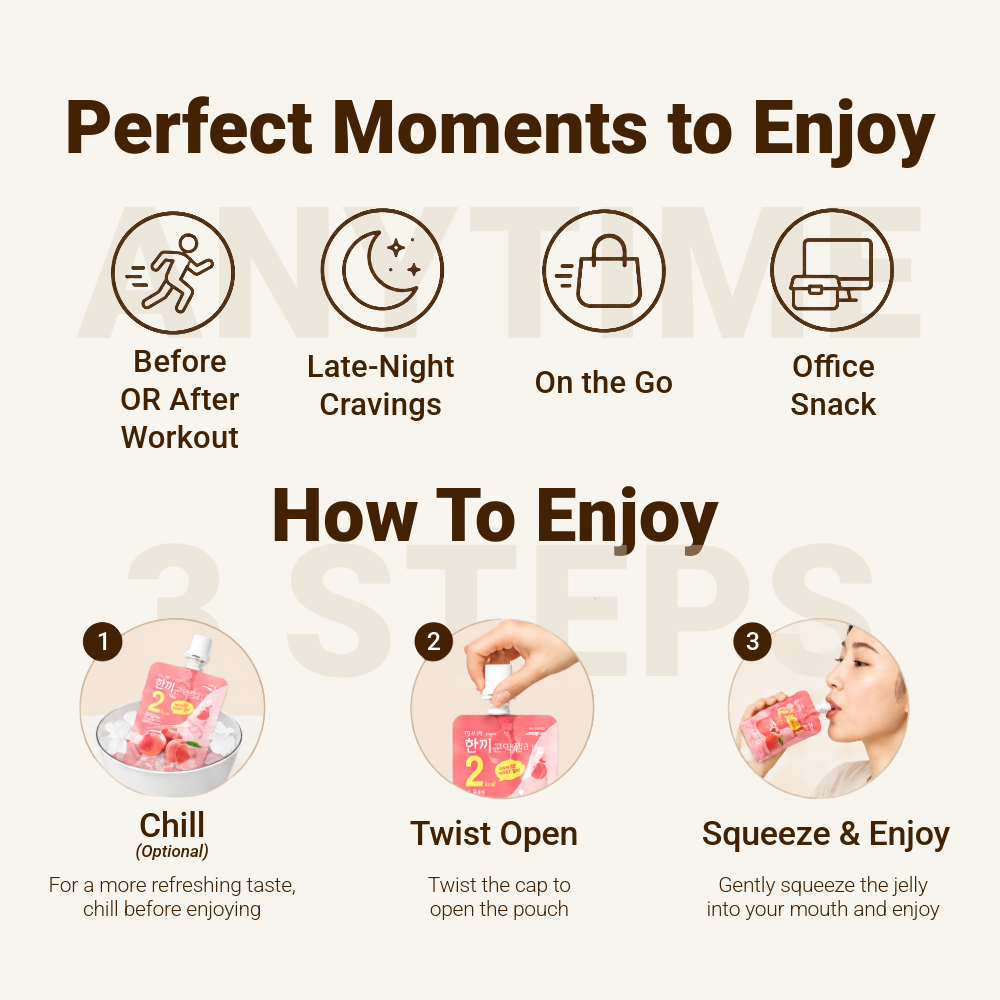 The Zoen Konjac Jelly | Zero Sugar | Vitamin C & Collagen | 150g