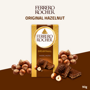 Ferrero Rocher Chocolate Tablet | Milk Chocolate with Hazelnut | 90g