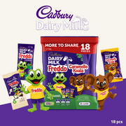 Cadbury Dairy Milk Freddo & Caramello Koala | Assorted Filled Milk Chocolates | 18 Pcs