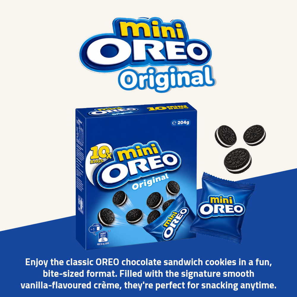 Oreo Mini Cookies 204g - Original