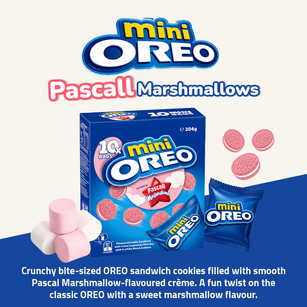 Oreo Mini Cookies 204g - Pascal Marshmallow