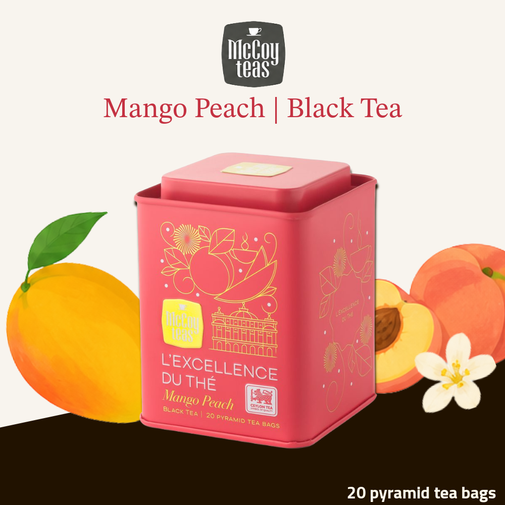 McCoy Teas Premium Flavoured Black Tea Collection | 2g x 20 Pyramid Tea Bags