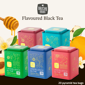 McCoy Teas Premium Flavoured Black Tea Collection | 2g x 20 Pyramid Tea Bags