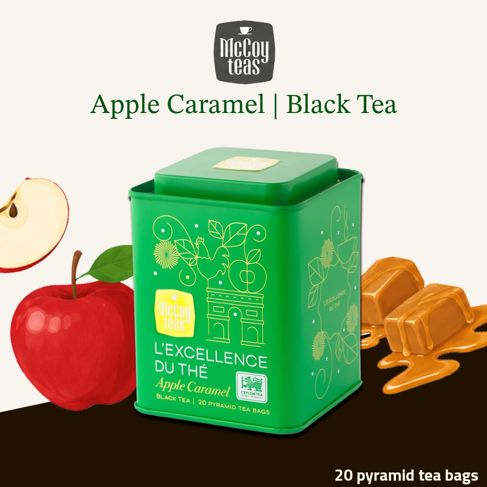 McCoy Teas Premium Flavoured Black Tea Collection | 2g x 20 Pyramid Tea Bags
