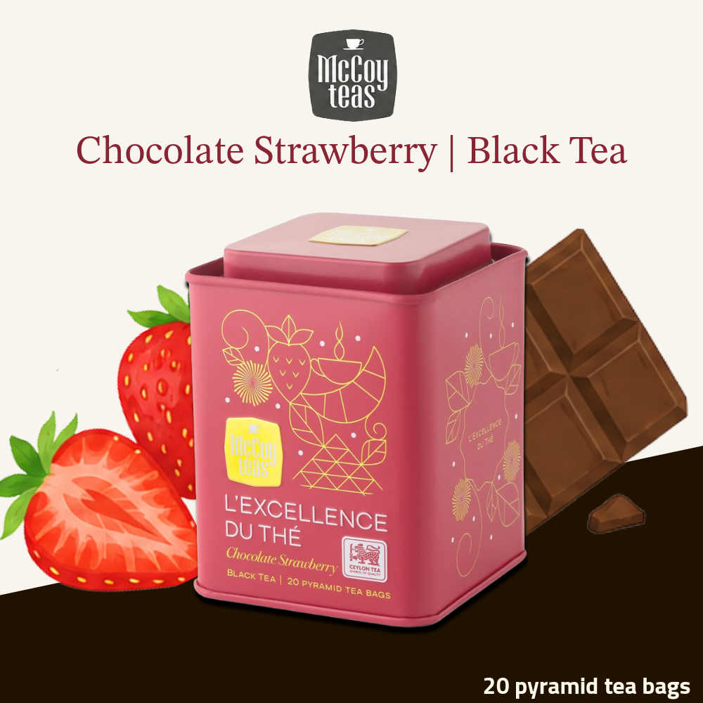 McCoy Teas Premium Flavoured Black Tea Collection | 2g x 20 Pyramid Tea Bags