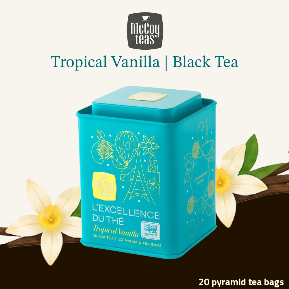 McCoy Teas Premium Flavoured Black Tea Collection | 2g x 20 Pyramid Tea Bags
