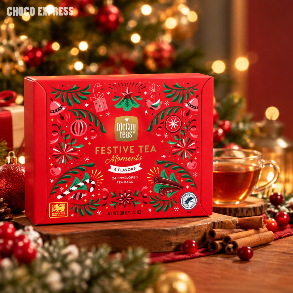 [Pre-Order] McCoy Teas Festive Tea Moments | Christmas Tea Collection | 6 Flavours | 24 Enveloped Tea Bags