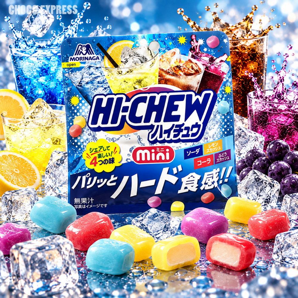 [Pre-Order] Morinaga Hi-Chew Mini Pouch | Soda, Cola, Lemon & Grape Squash | 60g