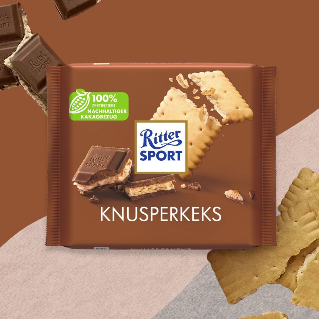 Ritter Sport Chocolate 100g: Butter Biscuit