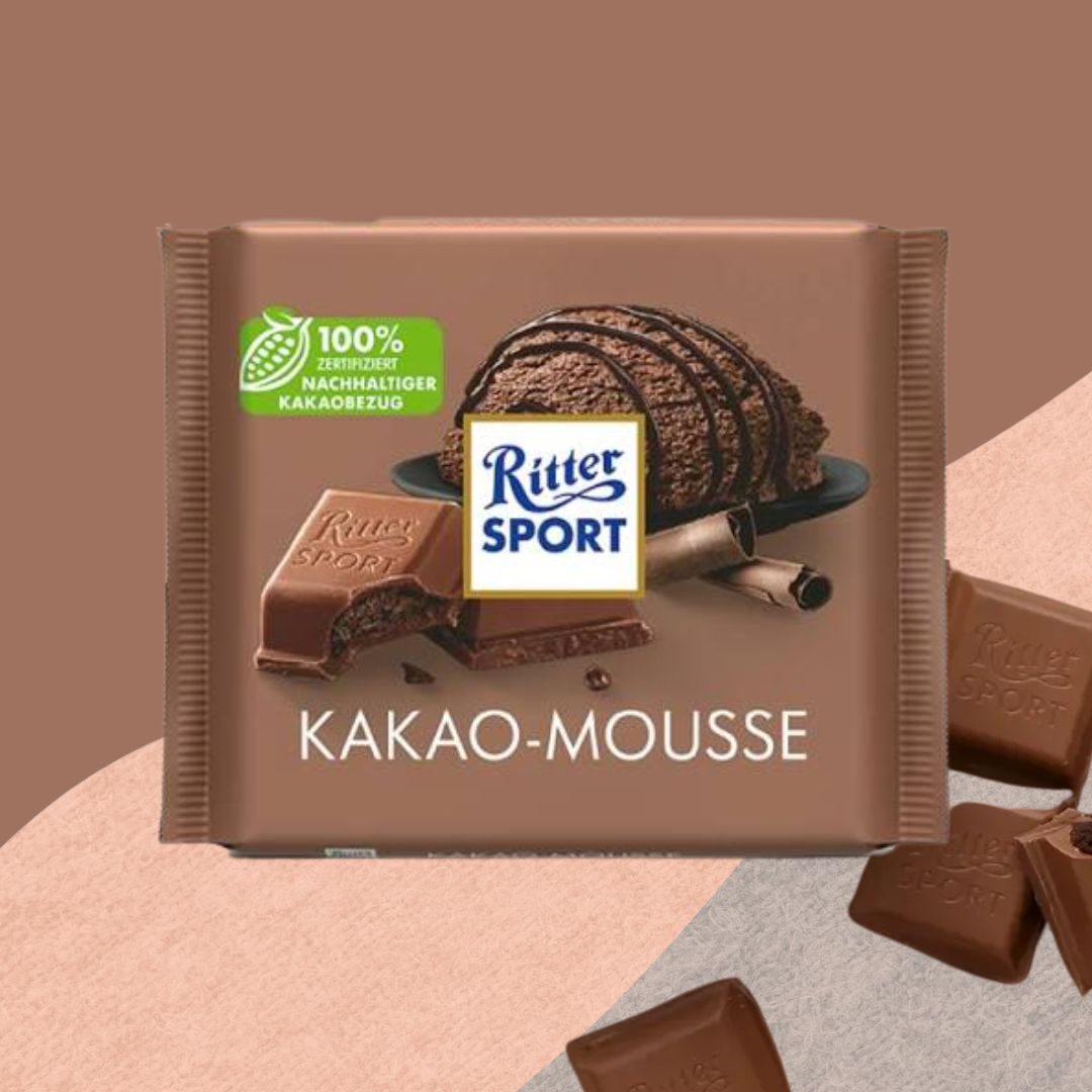 Ritter Sport Chocolate 100g: Cocoa Mousse