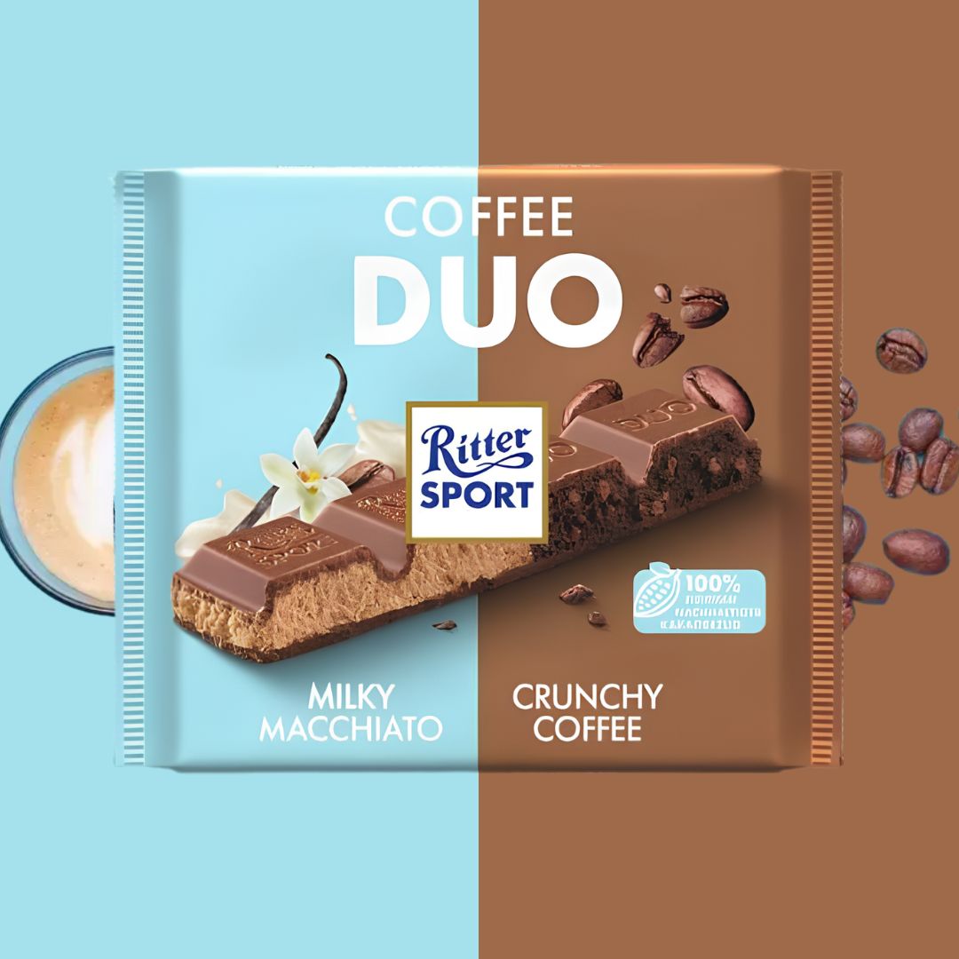 Ritter Sport Chocolate 218g: Coffee Duo