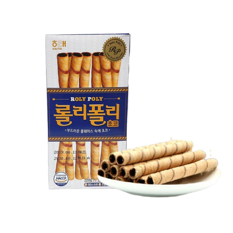 CHOCO Haitai Roly Poly Choco Roll/ Product of Korea