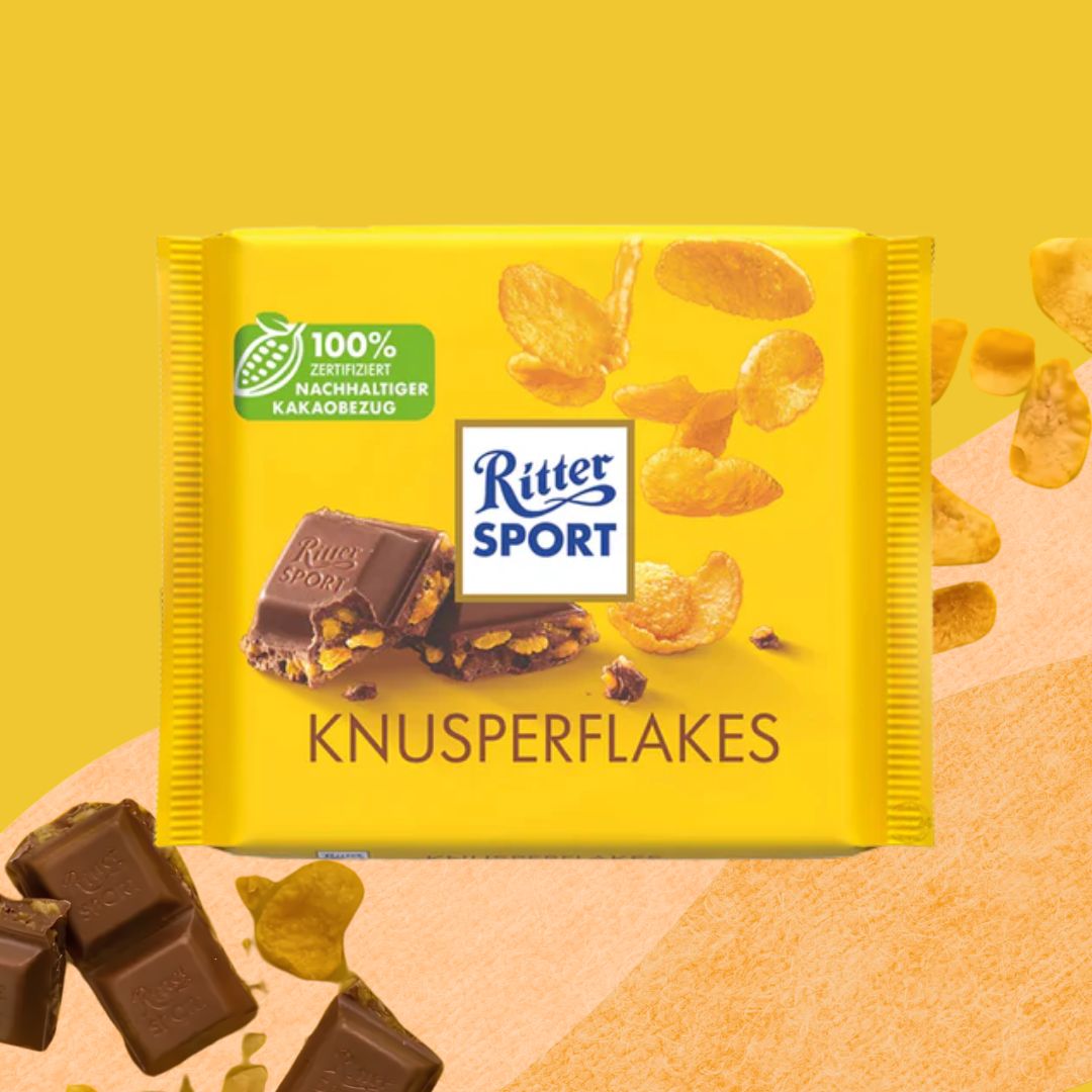Ritter Sport Chocolate 100g: Cornflakes